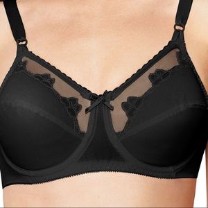 Mali underlined black bra DDD38